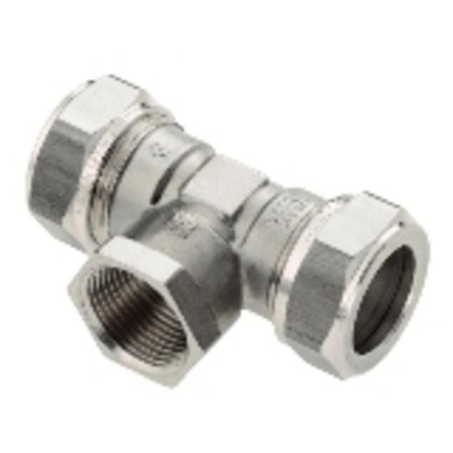 T-koppeling verlopend knel vert. 22x3/4" bn.x22mm KIWA/Gastec VVE=5