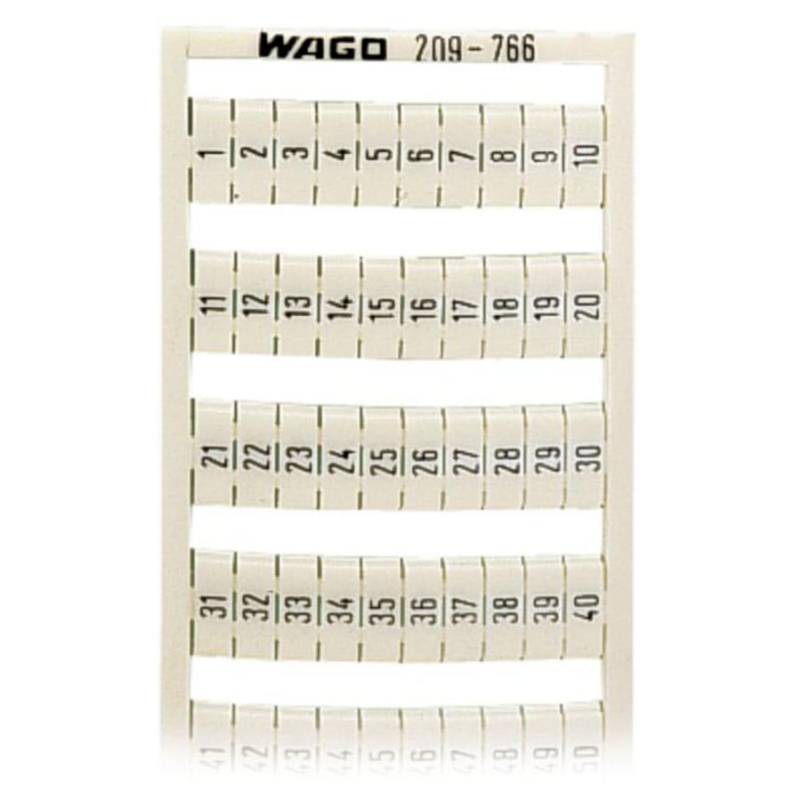 WSB-markeringskaart als kaart bedrukt wit 209-766 VVE=5