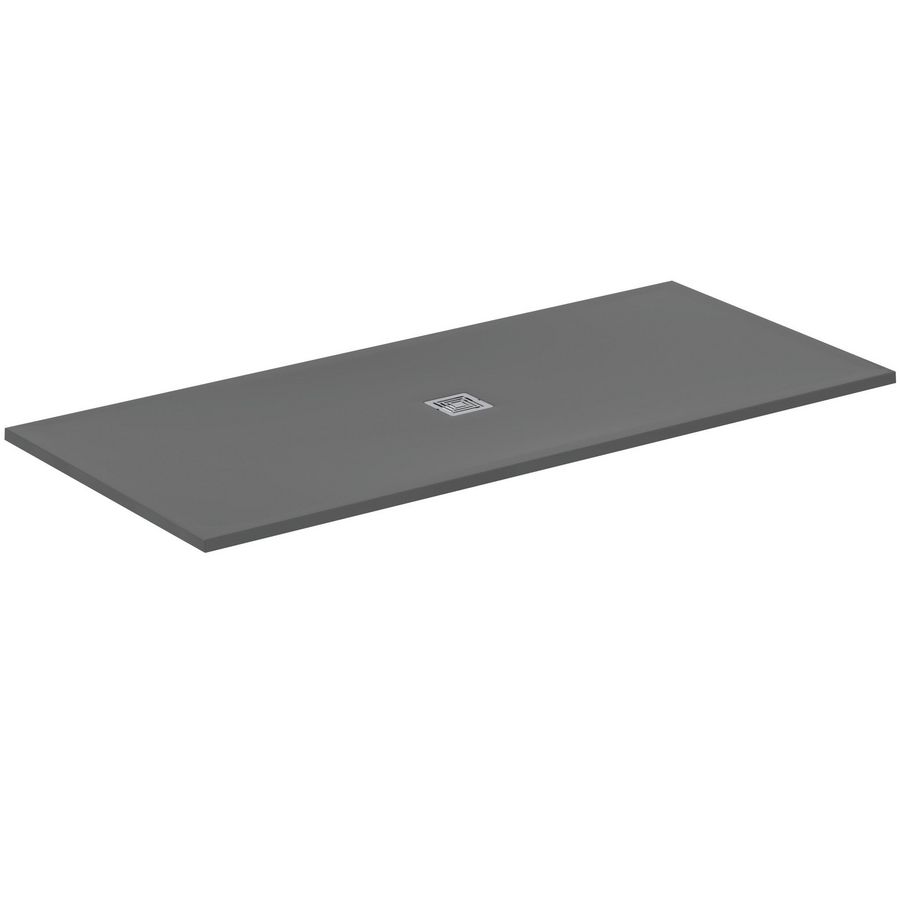 Douchebak rechthoek 2000x900x30mm Betongrijs Ultra Flat S +
