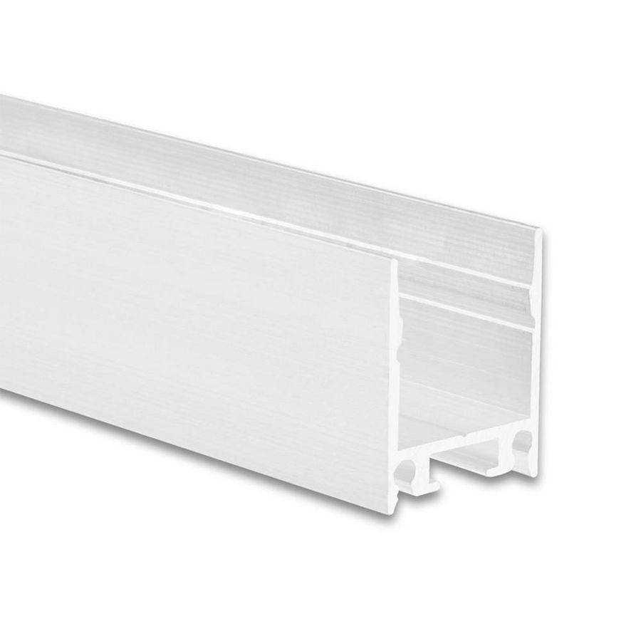 Opbouw profiel VA1 L=2mtr. wit RAL9003