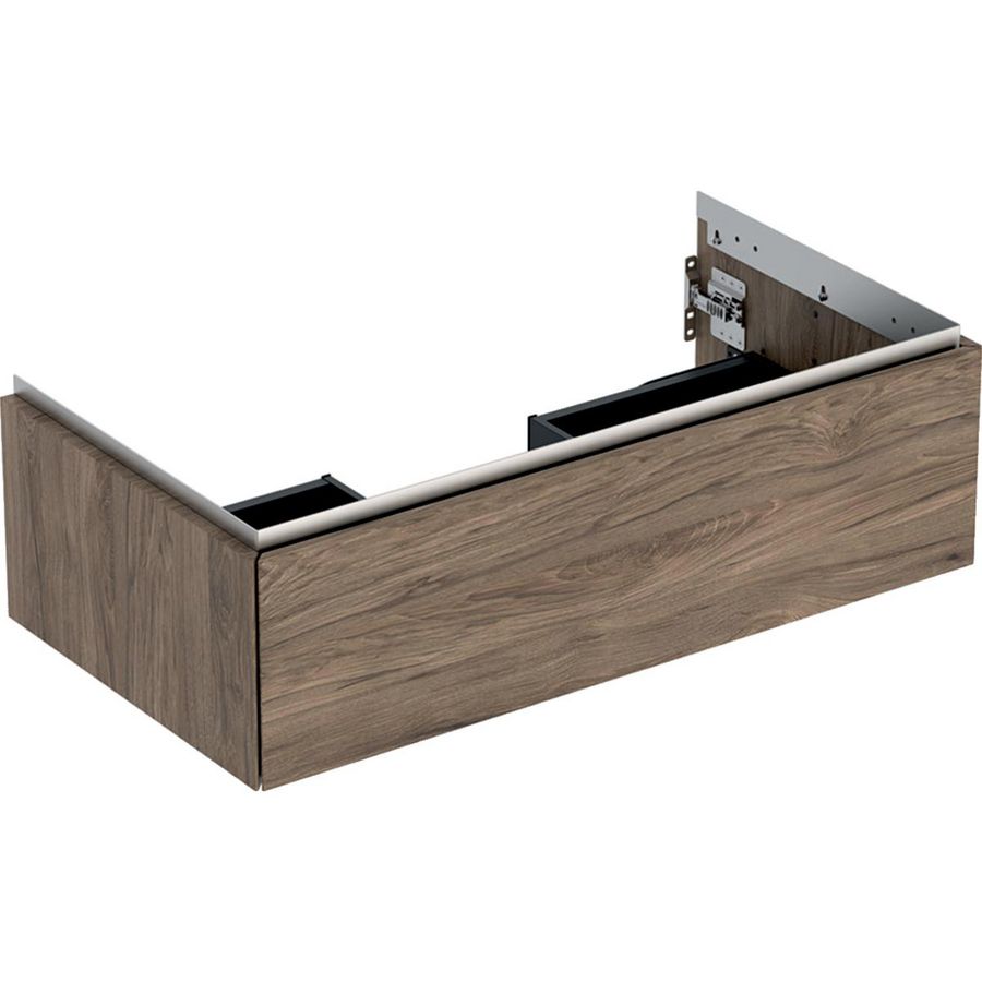 Wastafelonderkast 1x la 90cm noten hickory ONE