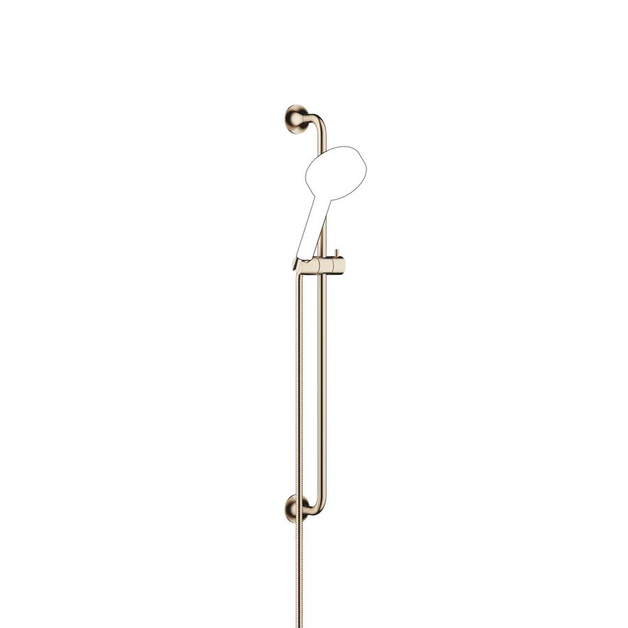VAIA Glijstangset z.handdouche Light Gold gebors.
