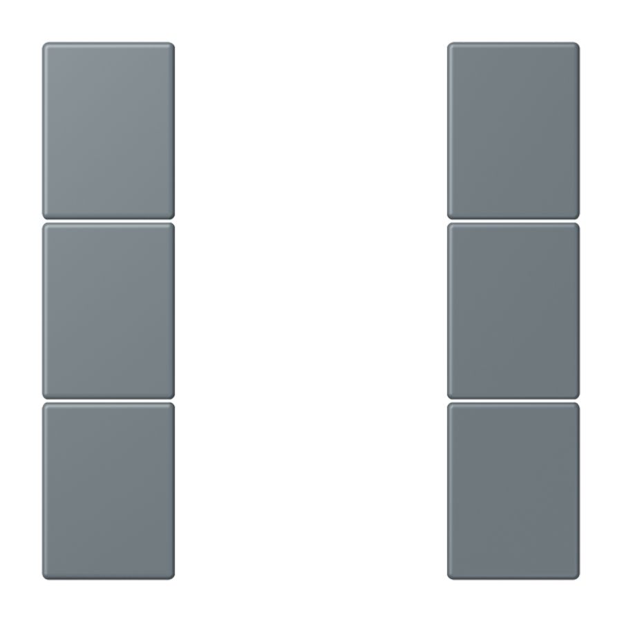 Tastafdekking F50 3-voudig compleet LC4320H KNX