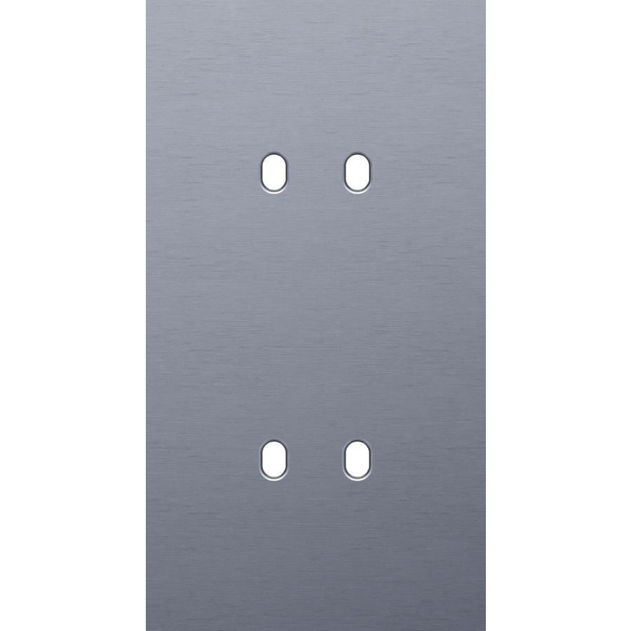 Tweevoudige afdekplaat, verticaal 71 mm centerafstand