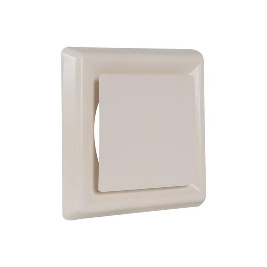 Vierkant afzuigventiel+klemmen Ø150mm pergamon
