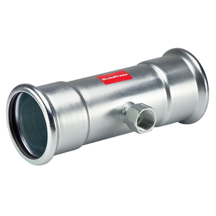 T-koppeling verlopend SudoPress staalverzinkt FFF 108x3/4"bi.dr.x108mm SP8130GVM VVE=2