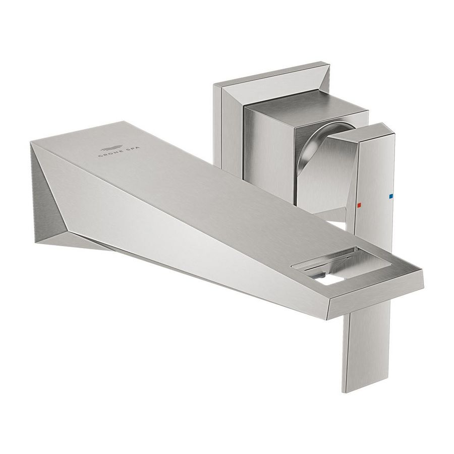 Allure brilliant 2-gats wastafelmengkraan 172mm supersteel (rvs look) (Spa colors coll.)