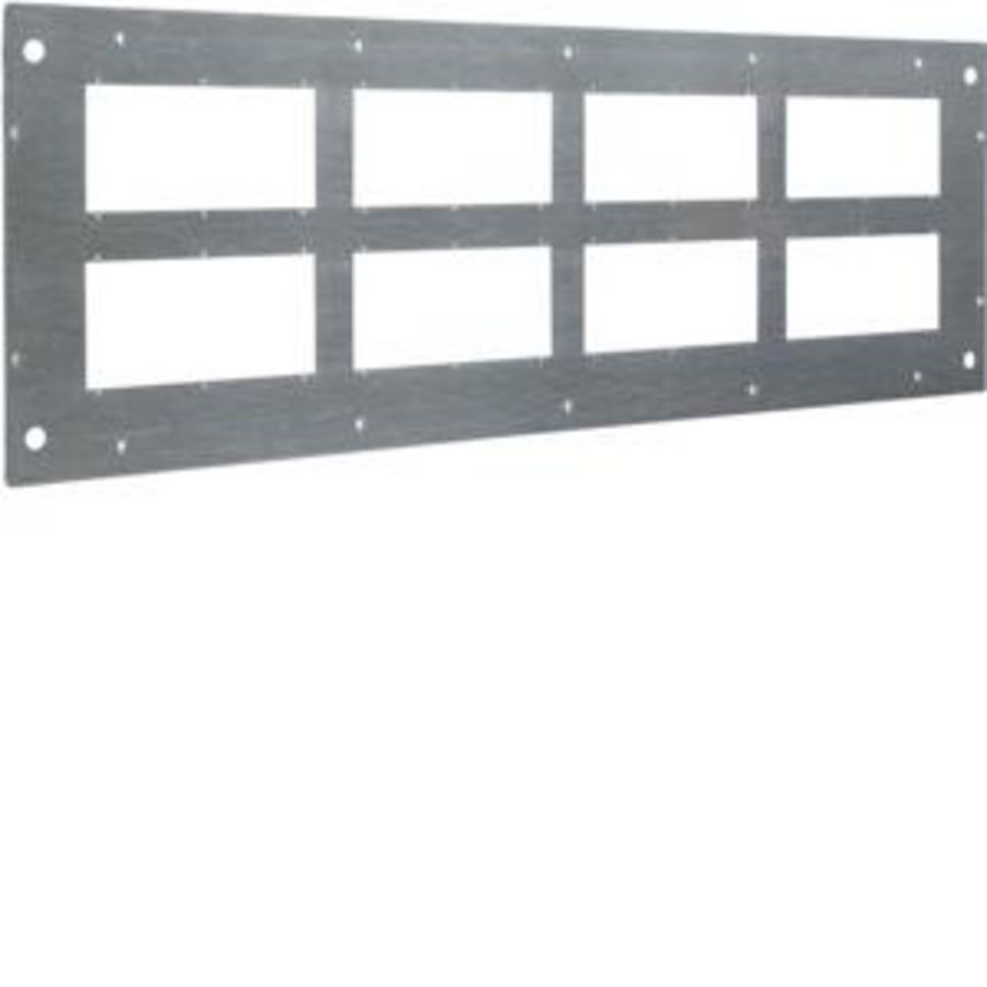 Sluitplaat open voor inbouw kabelinvoeringen 350x400 mm