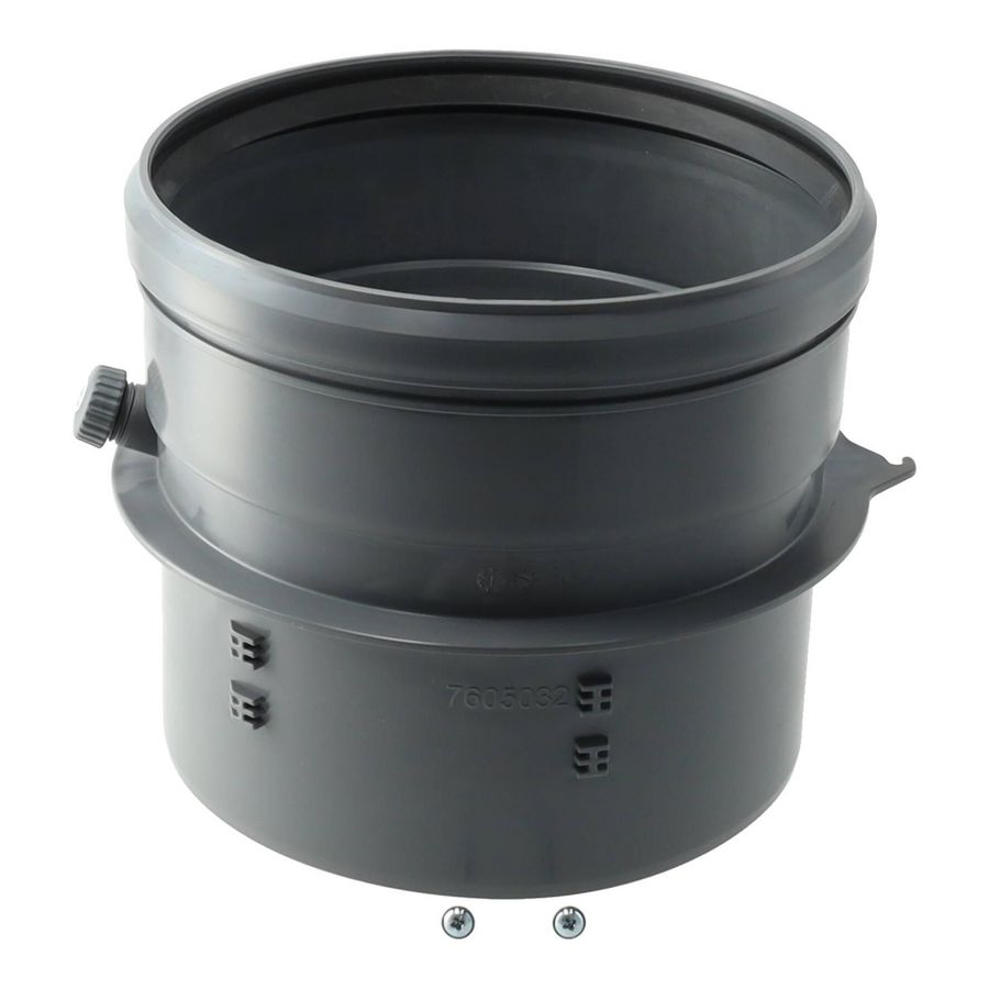 Rookgasafvoer adapter 200mm