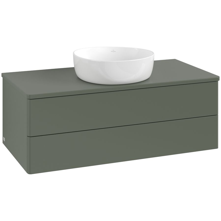 Wastafelonderkast Antao 1000x360x500mm L.Green Matt Lacquer K20050HL