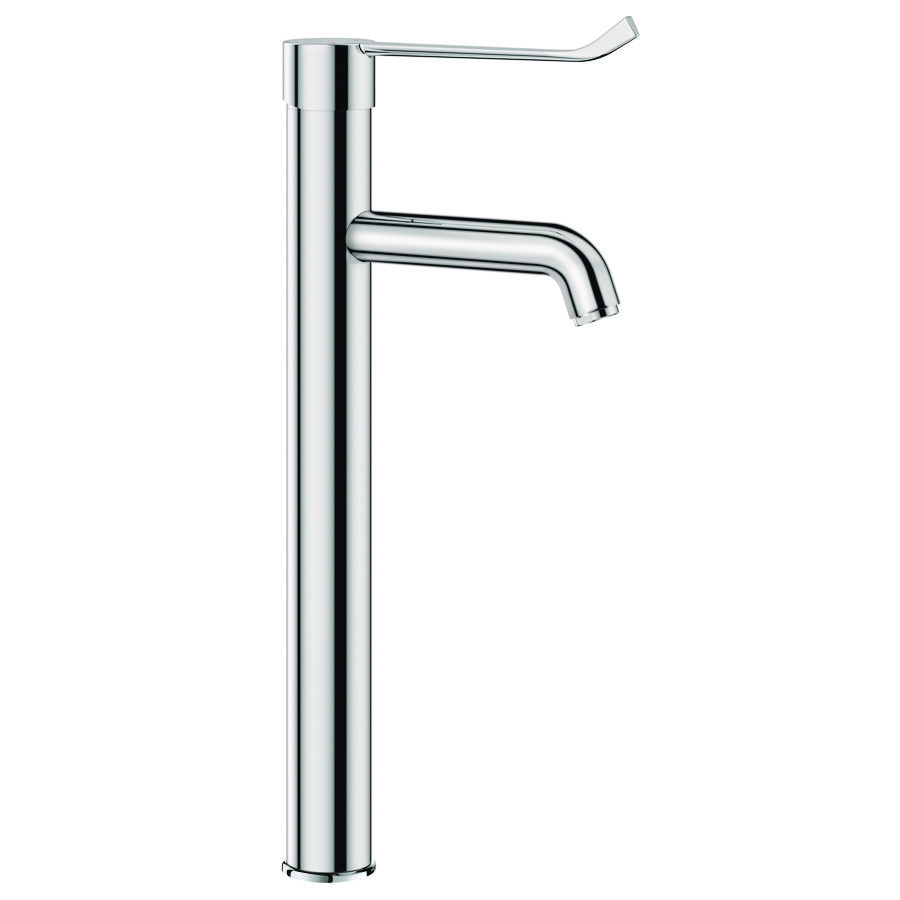 Mengkraan + hoge vaste uitloop H.305 L.140 hygien. hendel