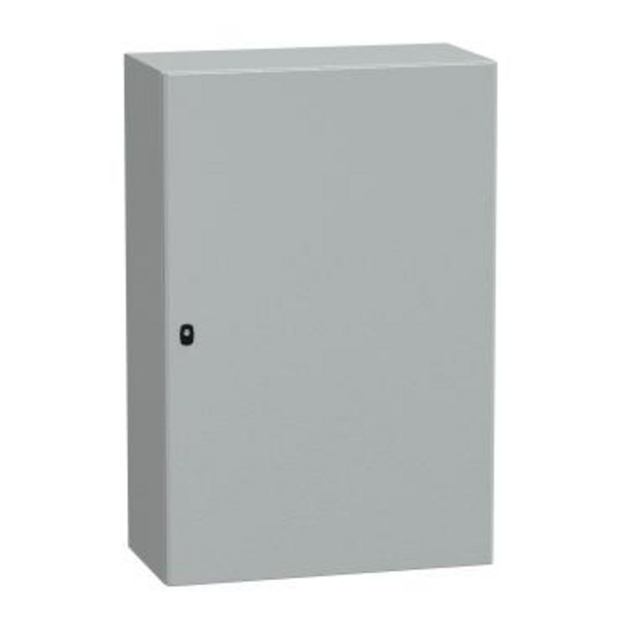 Kast Volle deur 1200x800x400mm IP66 IK10 RAL70 Spacial S3D