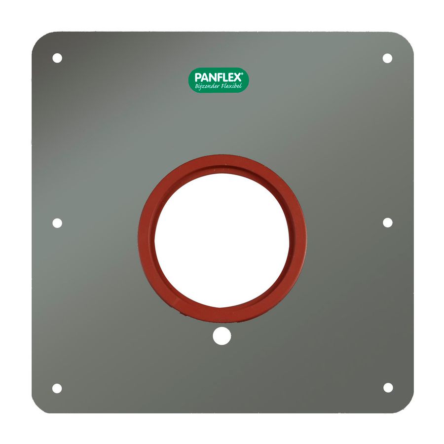 Muurplaat RVS RGA 80mm