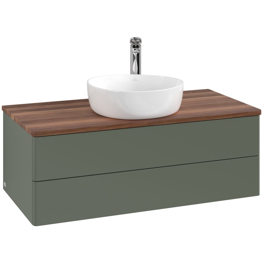 Wastafelonderkast Antao 1000x360x500mm L.Green Matt Lacquer K20052HL