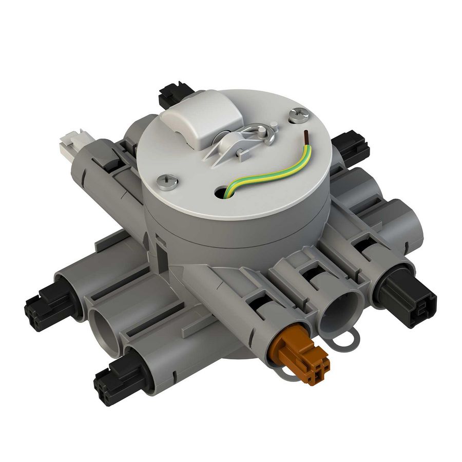 Stekerbare centraaldoos enkelpolige schakeling 2v CHS75-ET4