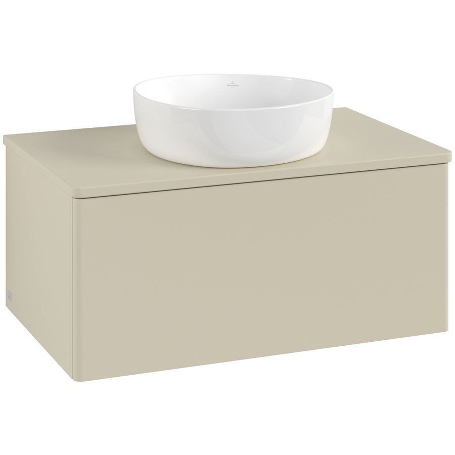 Wastafelonderkast Antao 800x360x500mm S.Grey Matt Lacquer K30010HJ