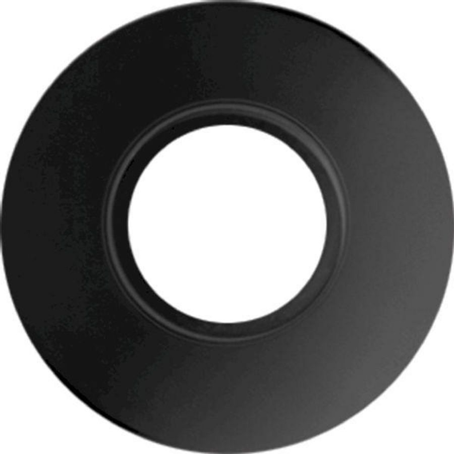 Inbouwraam rond vialed zwart