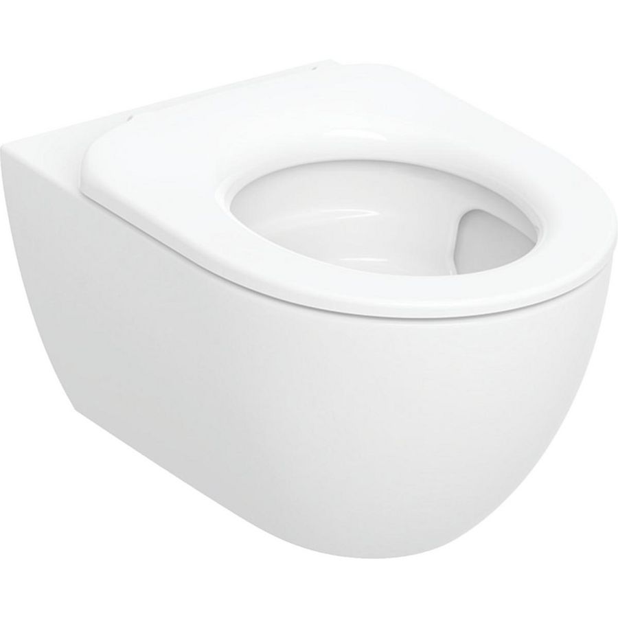 Wandcloset combipack ACANTO diepspoel rimfree 53cm TurboFlush KeraTect incl. enkele zitting