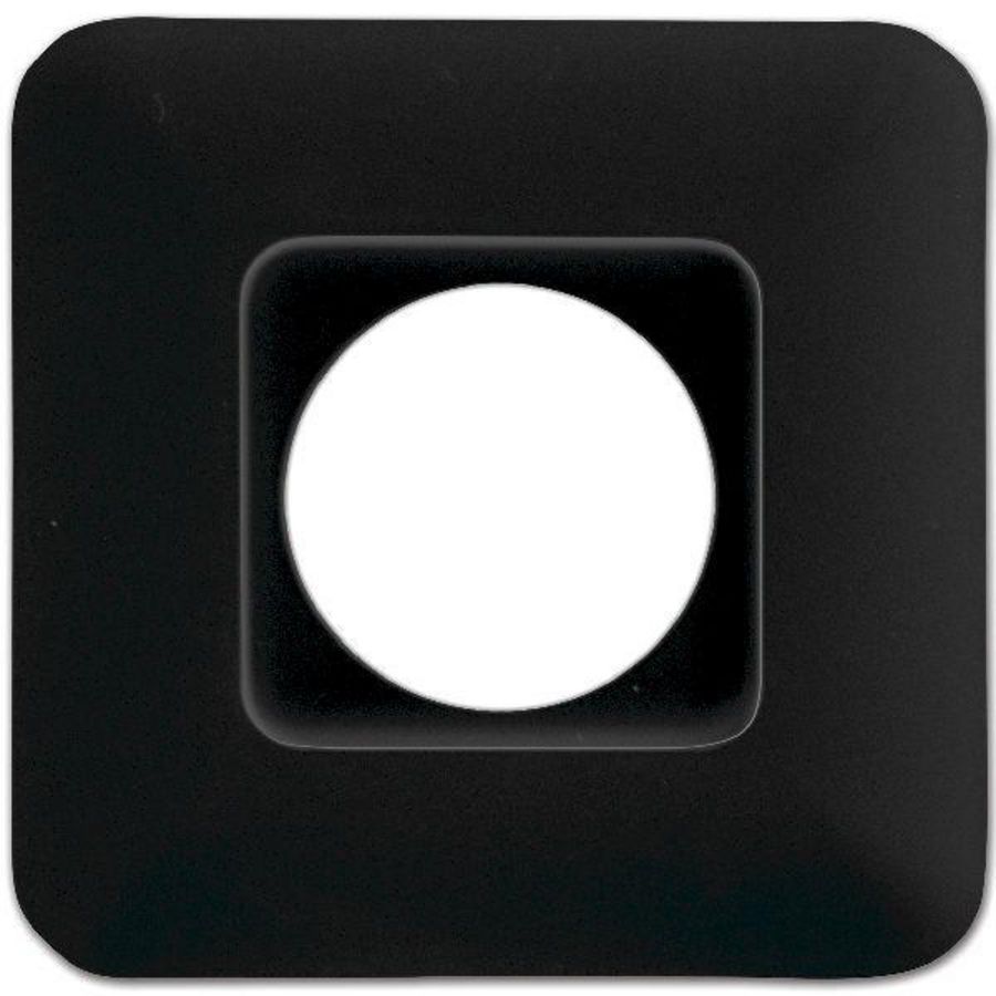 Inbouwraam vierkant vialed zwart