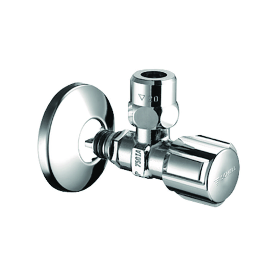 PROMO Insteekhoekstopkraan  QUICK COMFORT chroom 10mm excl. QUICK adapter (053040699)