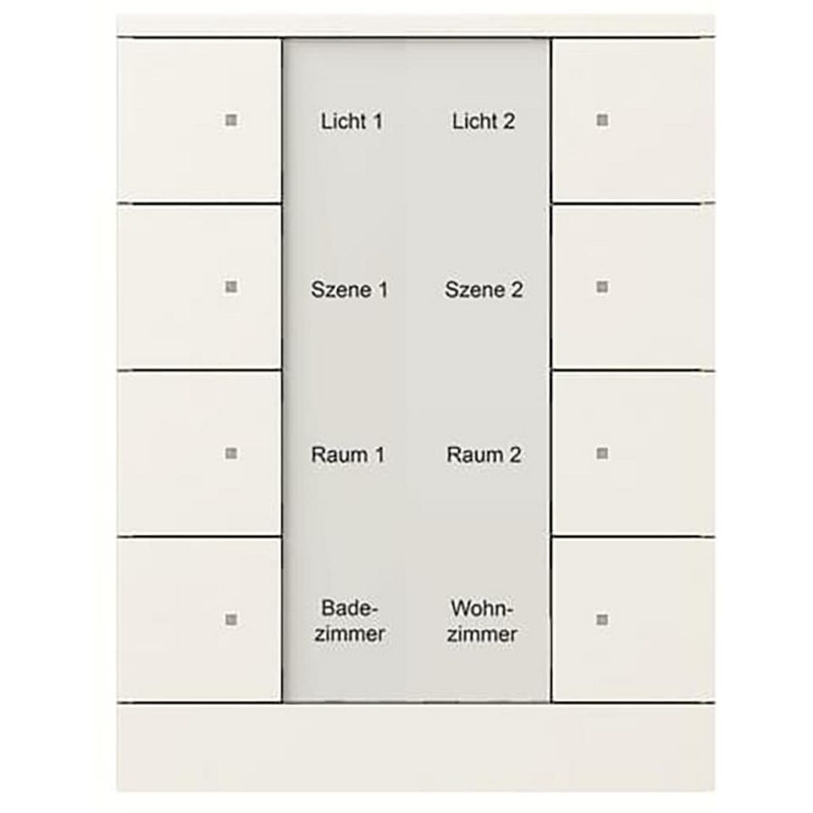 Bedienings sensor KNX - ClimaEco Mat wit 8f