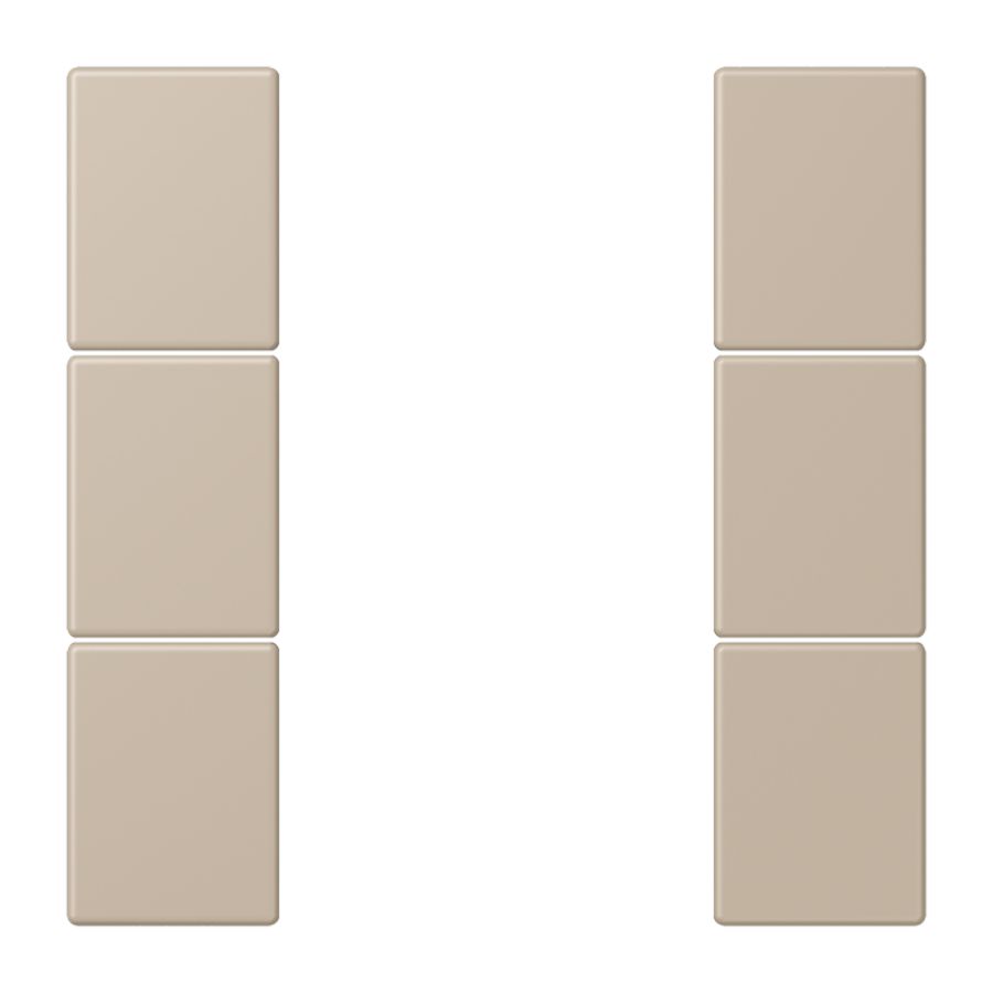 Tastafdekking F50 3-voudig compleet LC32142 KNX