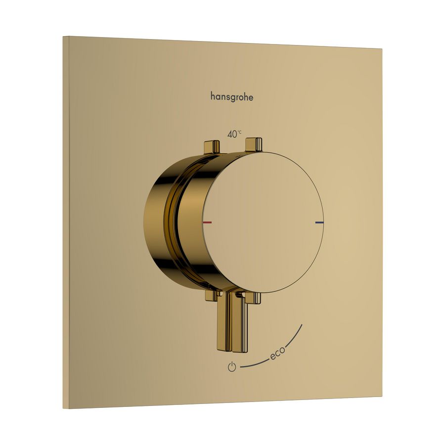 Inbouwthermostaat 1 functie Ecostat Comfort E Polished Gold-Optic