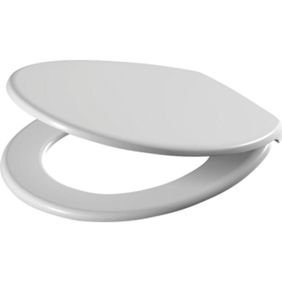 PROMO set met 7x Rondo zitting dubbel wit m.RVS scharnier (545696)