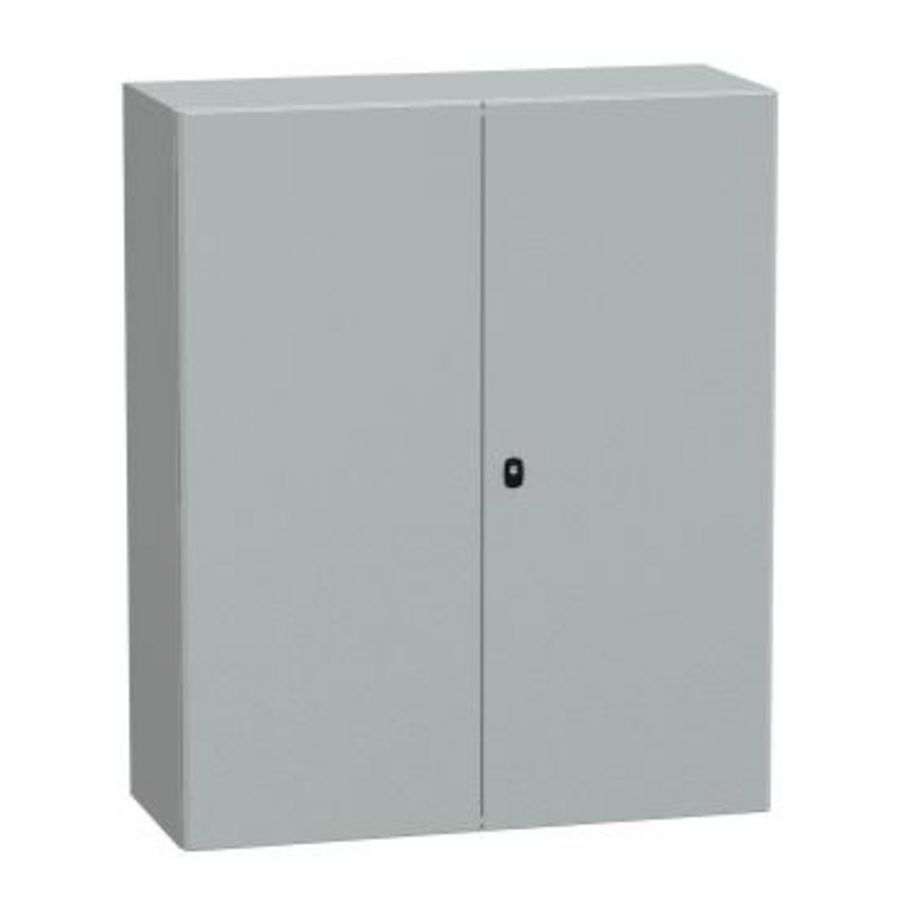 Kast 2 volle deuren 1200x1000x400mm IP55 IK10 Spacial S3D
