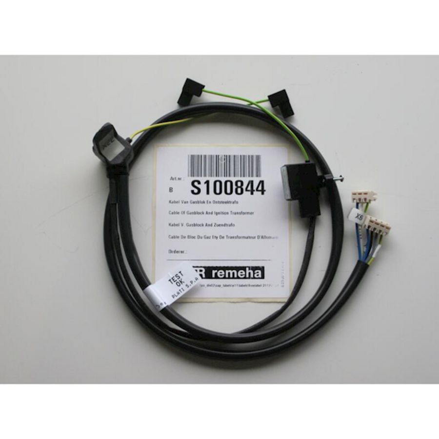 Kabel gasblok en ontsteektrafo S100844