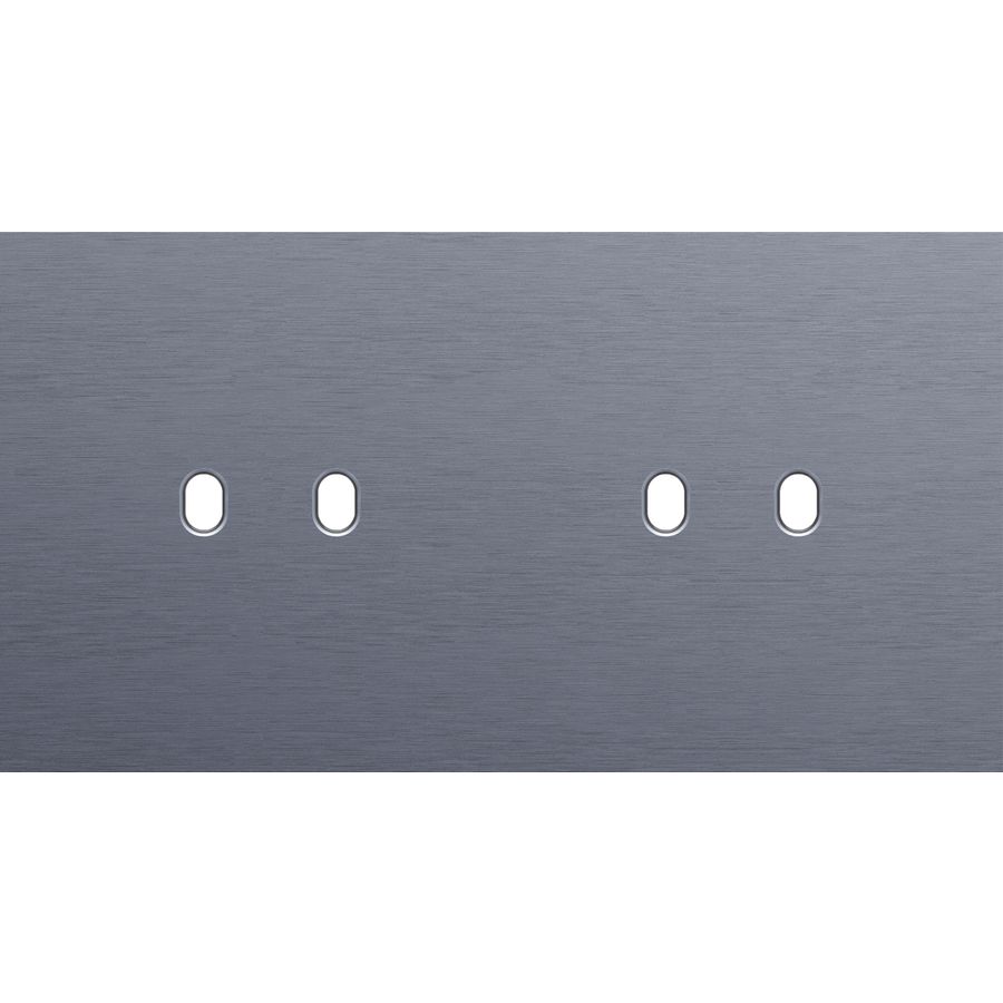 Tweevoudige afdekplaat, horizontaal 71 mm centerafstand