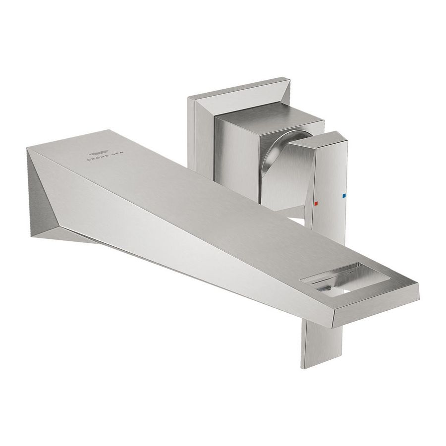 Allure brilliant 2-gats wastafelmengkraan 220mm supersteel (rvs look) (Spa colors coll.)