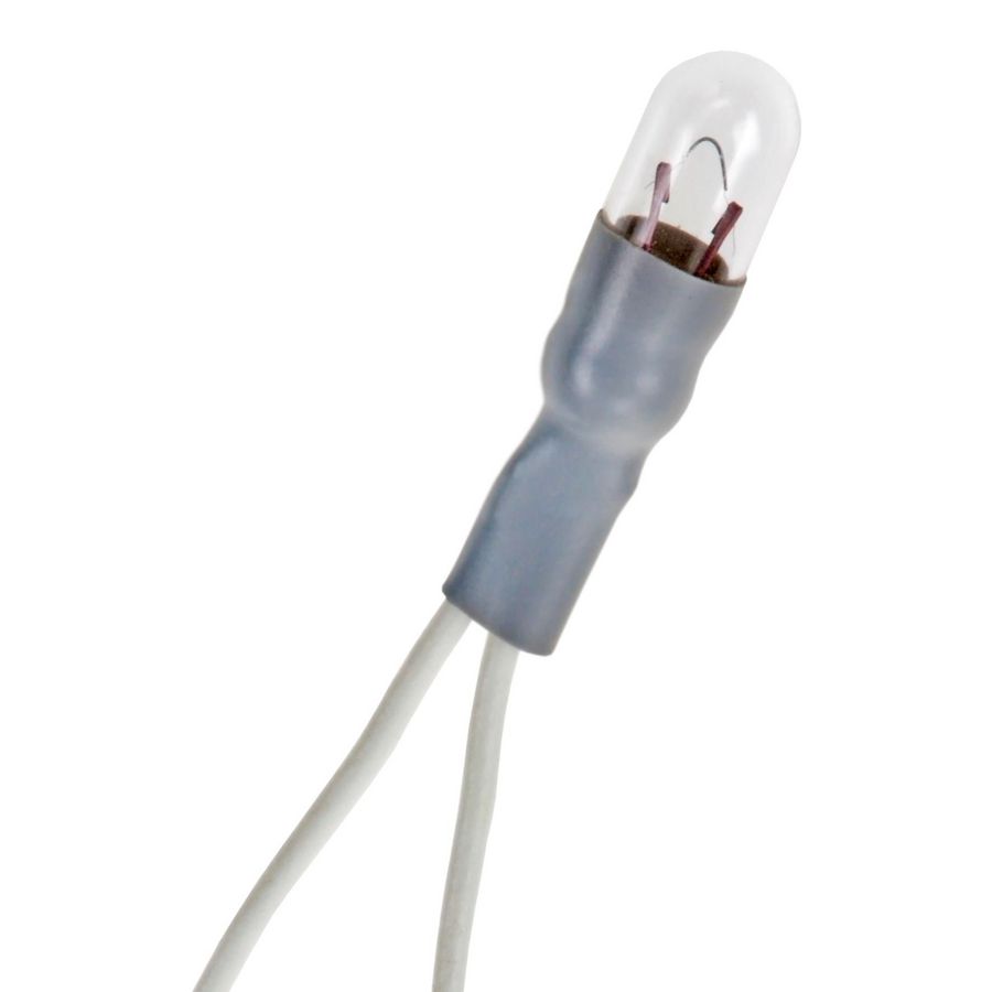 Signaleringslamp T1 1/4 WE 200mm Insul. 4.5V 60mA VVE=10