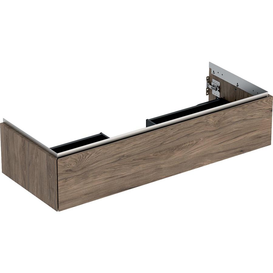 Wastafelonderkast 1x la 120cm noten hickory ONE