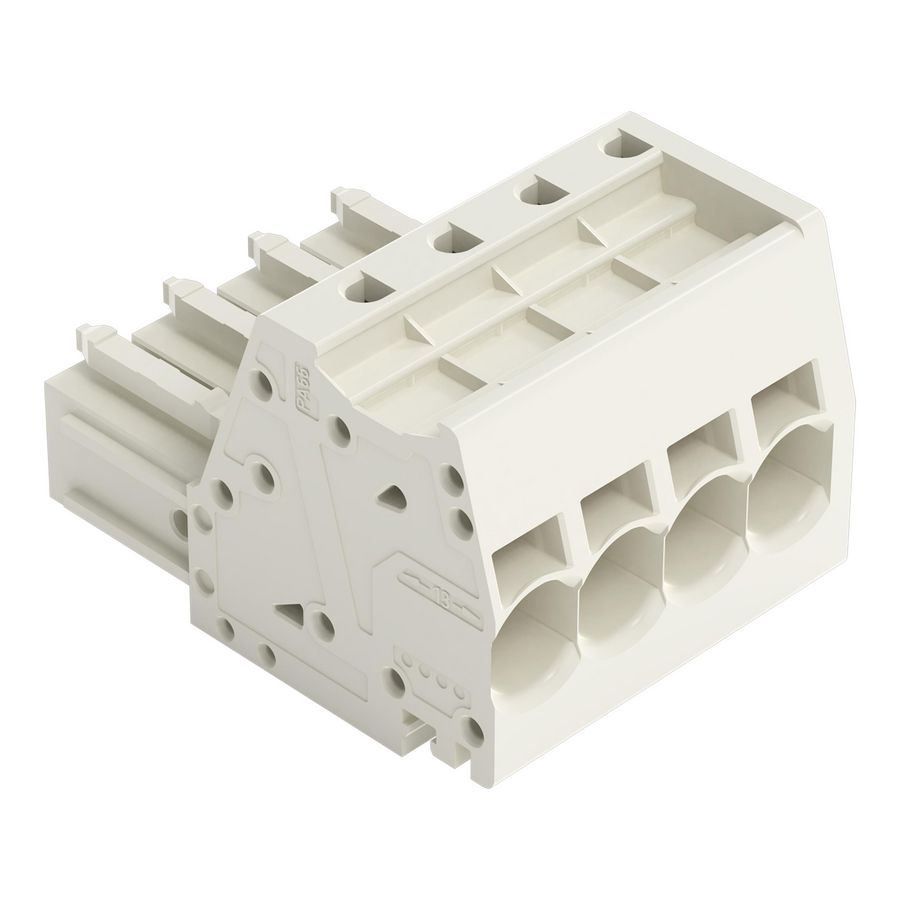 1-draads FE steker 10mm² li.grijs 831-3104 VVE=24