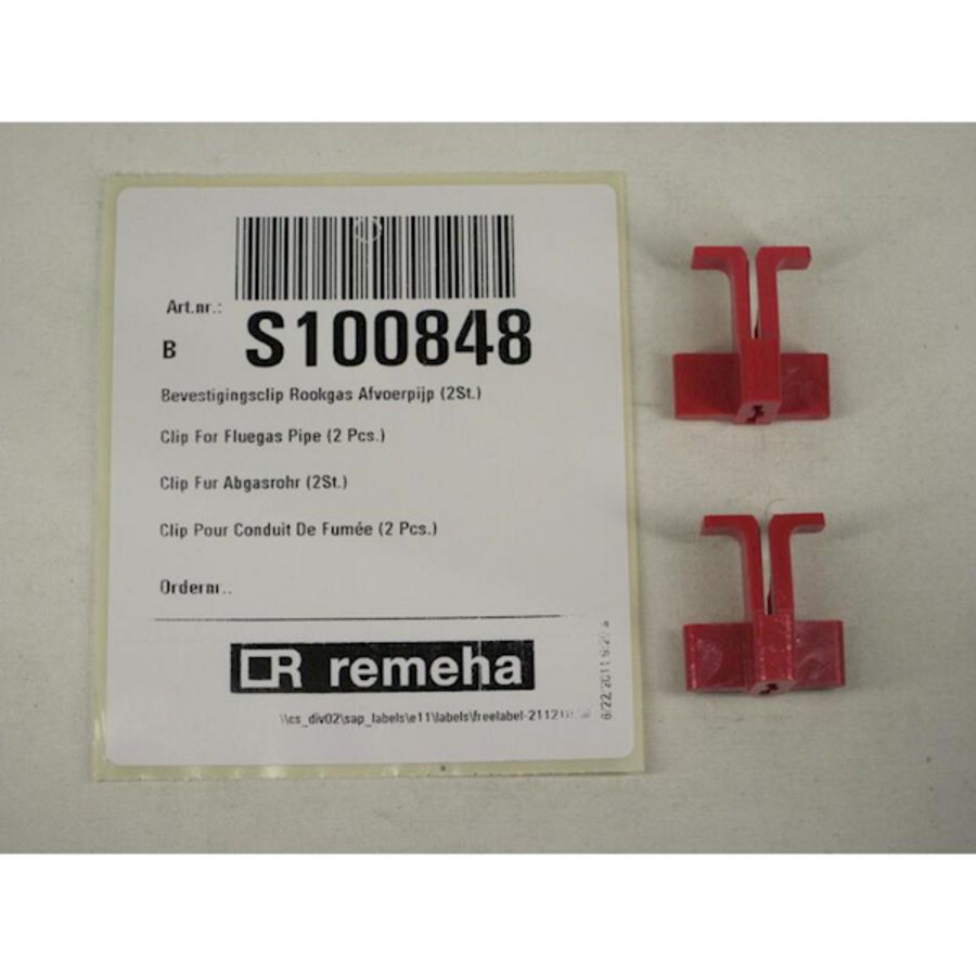 Set a 2st. Bevestigingsclip RGA-pijp Calenta