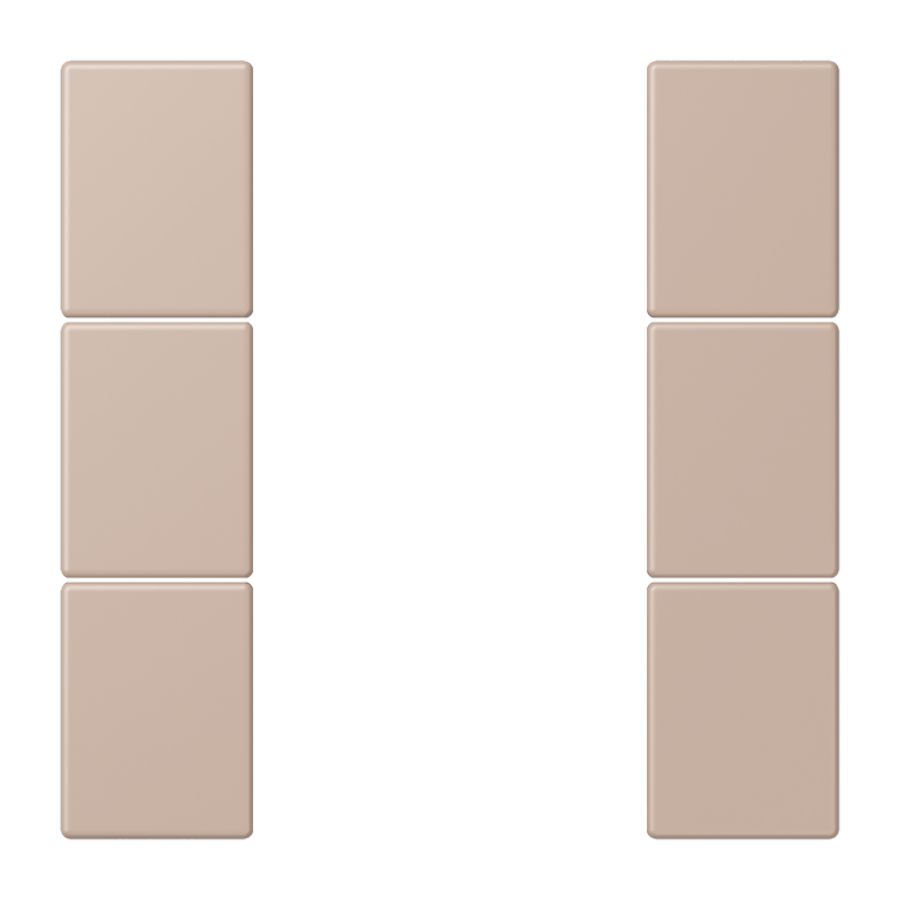 Tastafdekking F50 3-voudig compleet LC32131 KNX