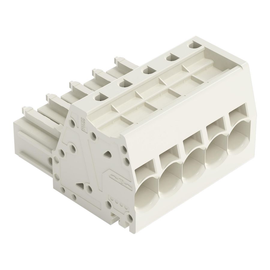 1-draads FE steker 10mm² li.grijs 831-3105 VVE=24