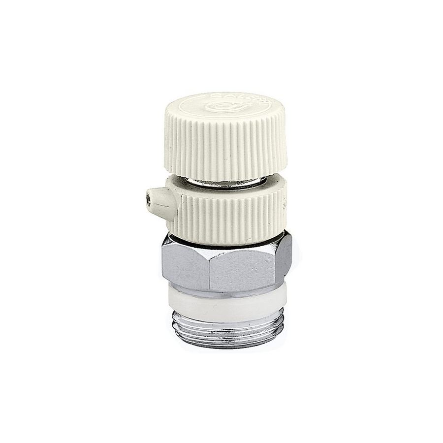 Handbediende ontluchter verdraaibare aftap met PTFE 1/4"bt.