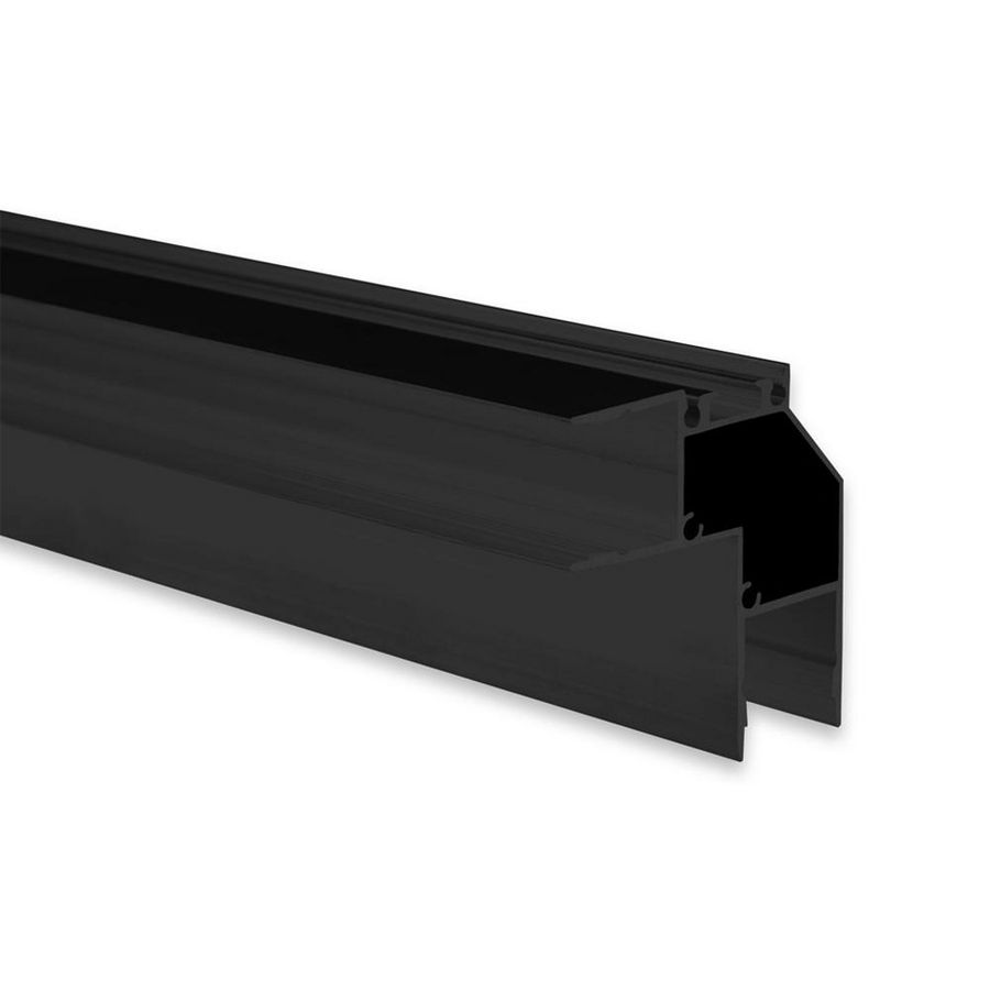 Hoek profiel VA5 L=2mtr. zwart RAL9005