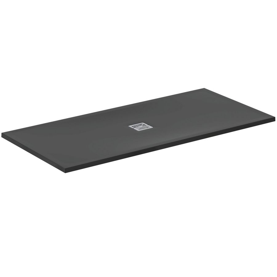 Douchebak Rechthoekig 1700x800x30mm Zwart Ultra Flat S +