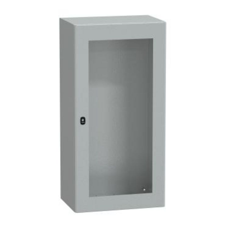 Kast Ruitdeur 1200x600x400mm IP66 IK08 RAL7035 Spacial S3D
