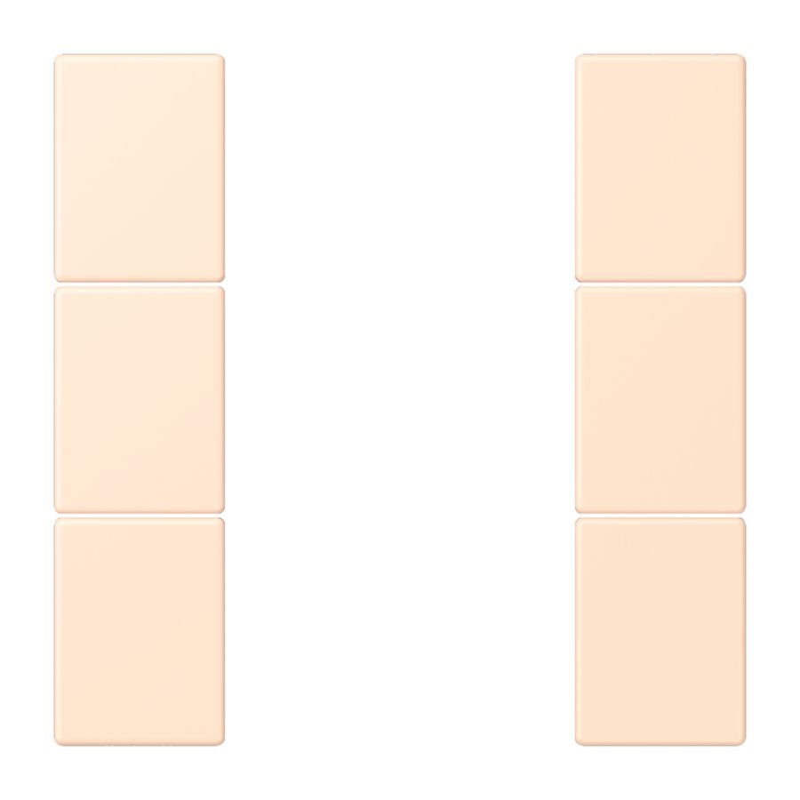 Tastafdekking F50 3-voudig compleet LC32123 KNX