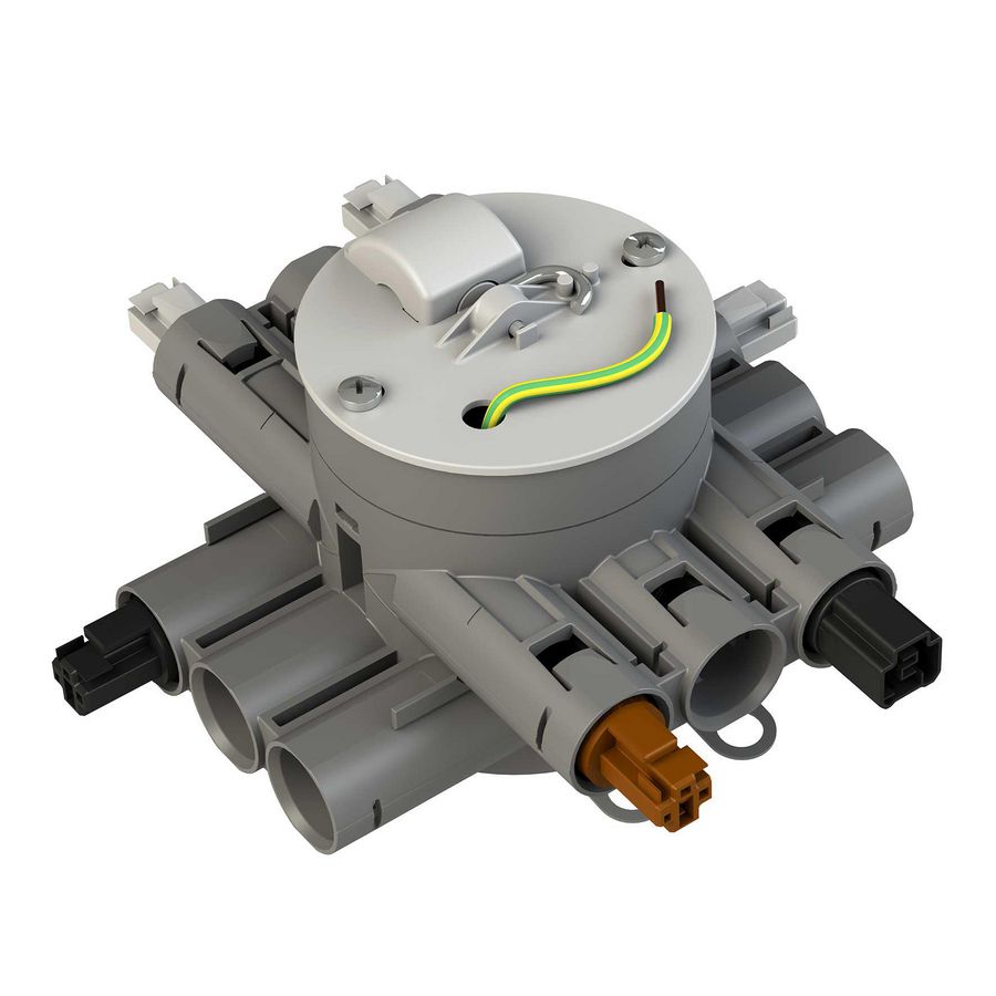 Stekerbare centraaldoos enkelpolige schakeling 4v CHS75-EV1