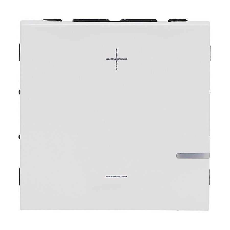 Dimmer 2-draads 3-125W 2 modulen wit Mosaic