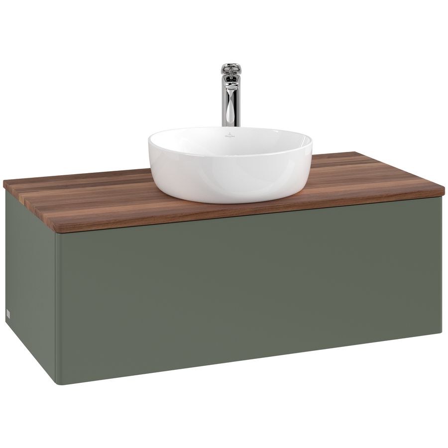 Wastafelonderkast Antao 1000x360x500mm L.Green Matt Lacquer K31052HL