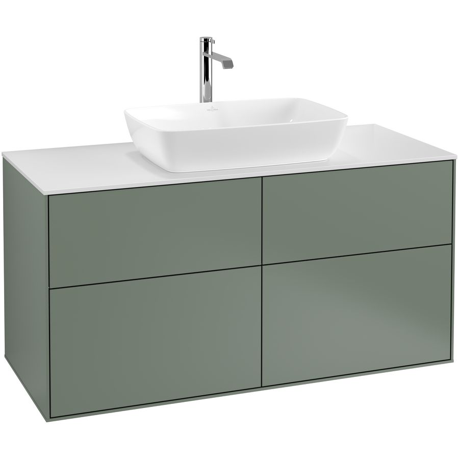 Wastafelonderkast Finion 1200x603x501mm Olive Matt Lacquer G79100GM