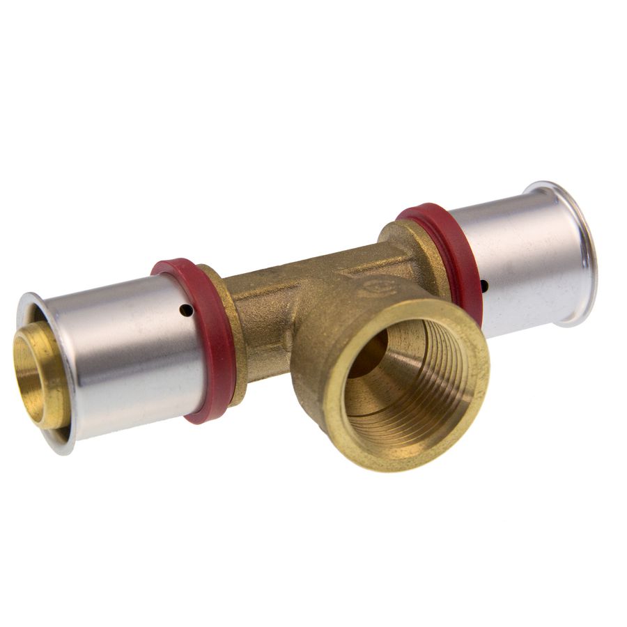 T-koppeling verlopend Ultrapress (Multipress) 25x3/4"bn.x25mm K7043 VVE=2