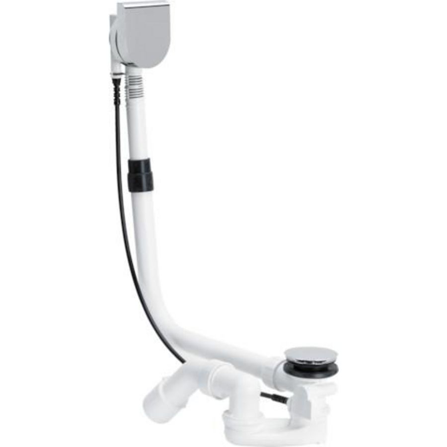 Multiplex badafvoer/overloop 725x40/50mm chroom