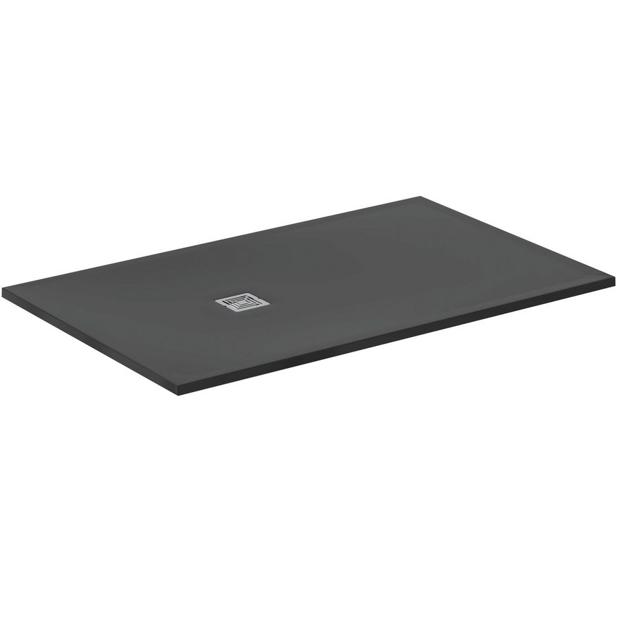 Douchebak Rechthoekig 1600x1000x30mm Zwart Ultra Flat S +